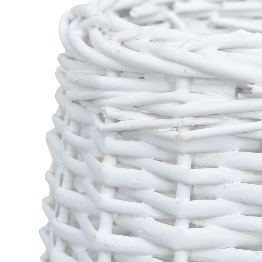 Lamp Shade Wicker 25x17 cm White